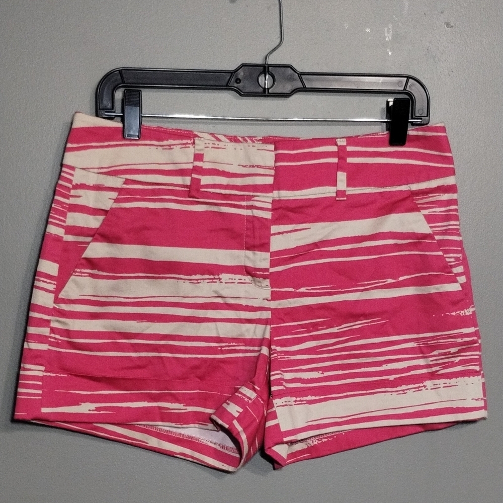7 the Avenue Stylish Pink and Cream Women's Shorts